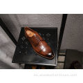 Zapatos de vestir de ocio en relieve para hombre Oxfords